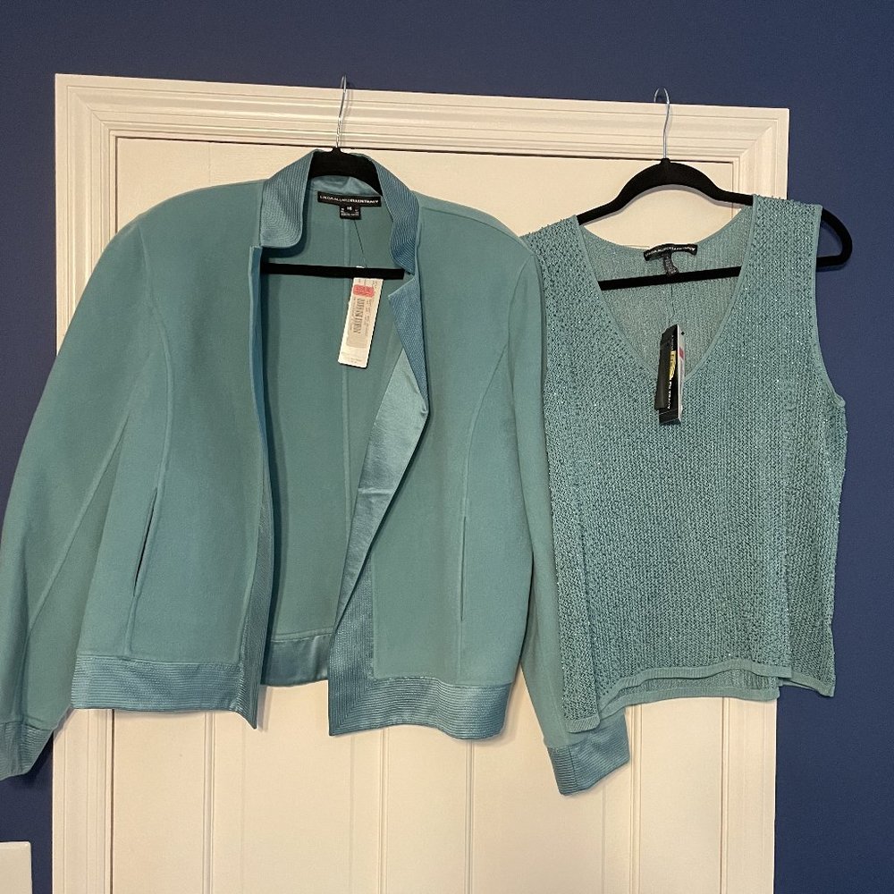 Stunning Blazer and Beaded Camisole Top